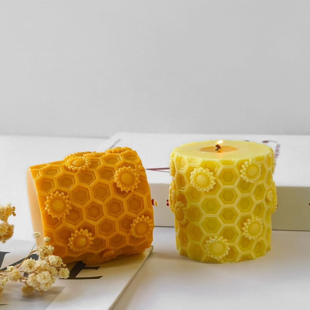Honeybee Honeycomb & Animal Candle & Resin Casting Molds - 3D Silicone Molds for - Picture 5 of 6